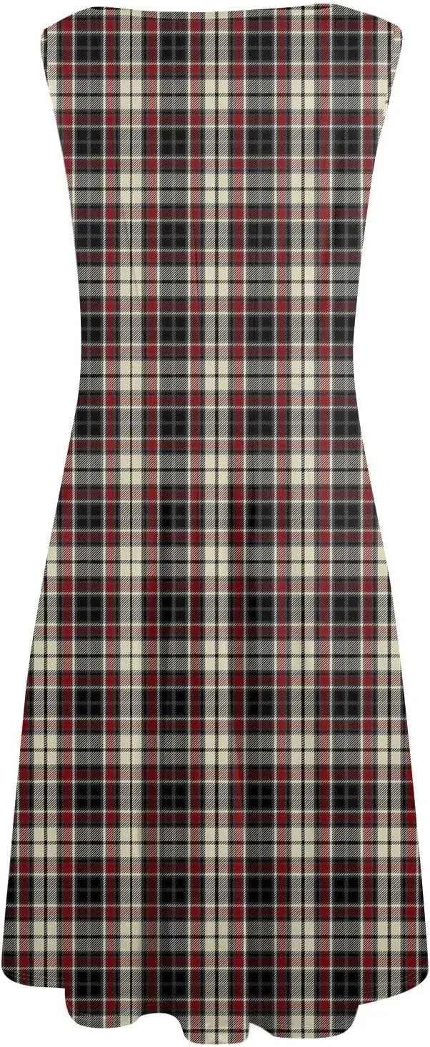 ADHOWBEW Easter Dresses for Women 2025 Casual Flowy Sexy Plus Size Sleeveless Vacation Tropical Dresses