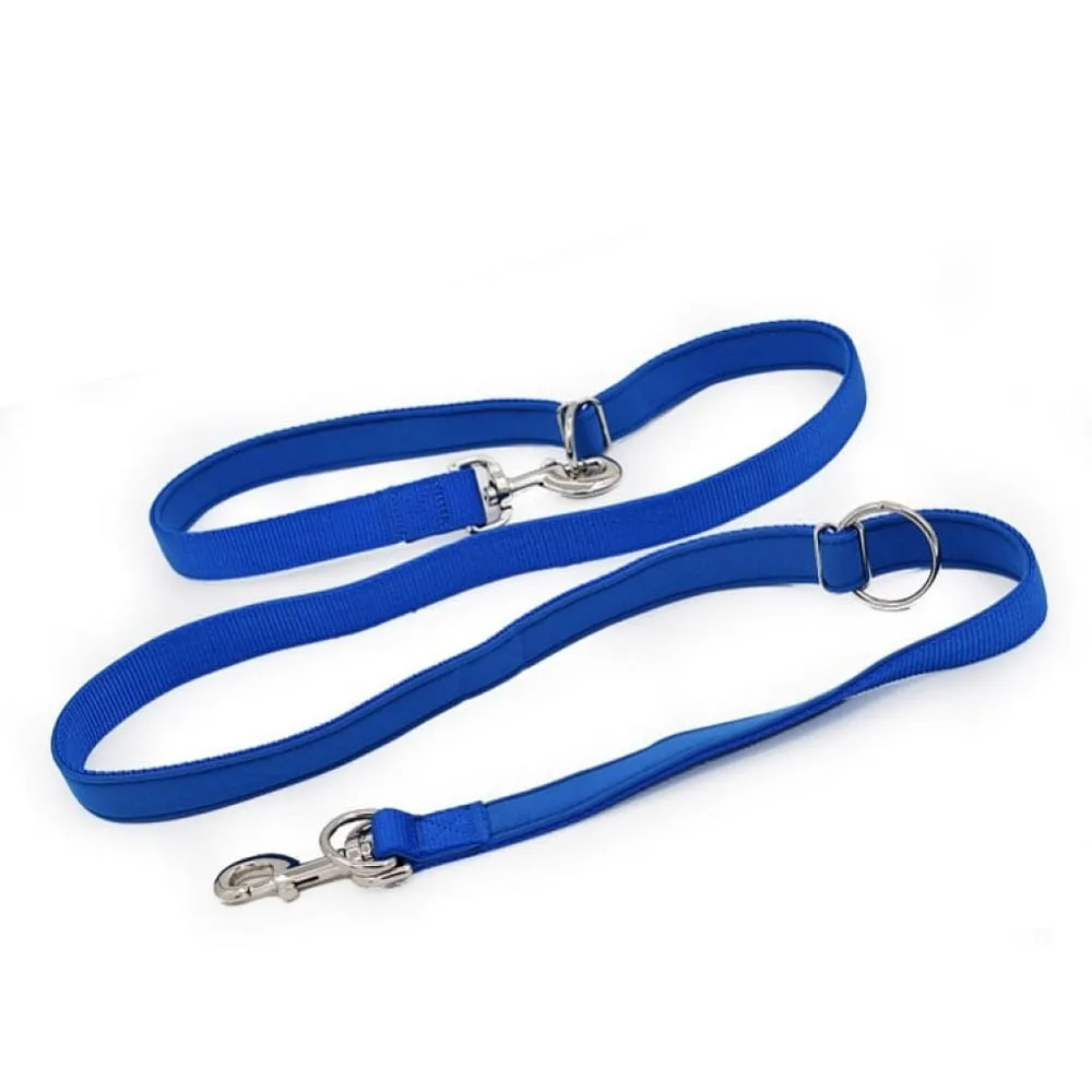 Adjustable Double Head Dog Leash with p Chain Hook
