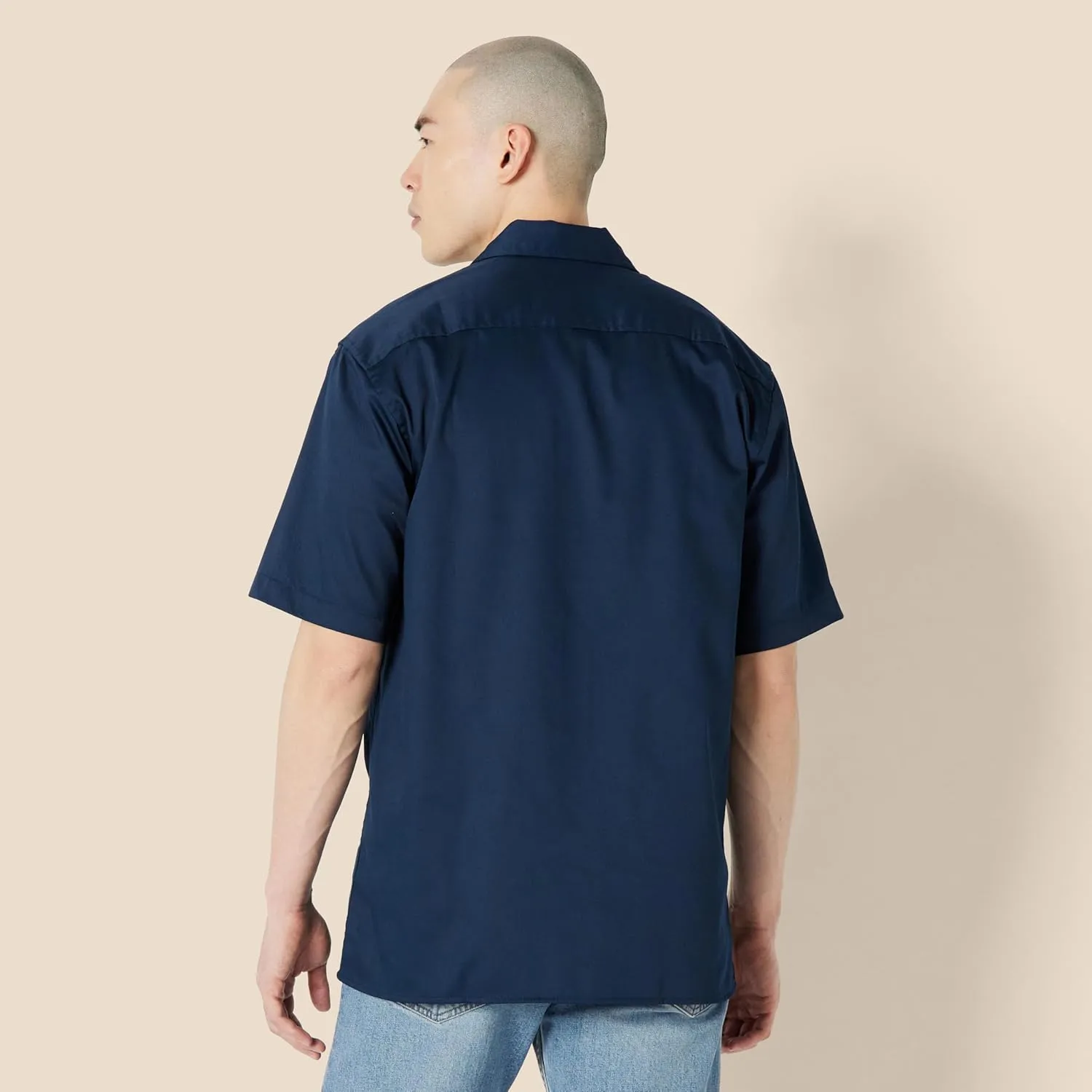 Amazon Essentials Button Up Shirt for Men, Short-Sleeve, Stain and Wrinkle-Resistant