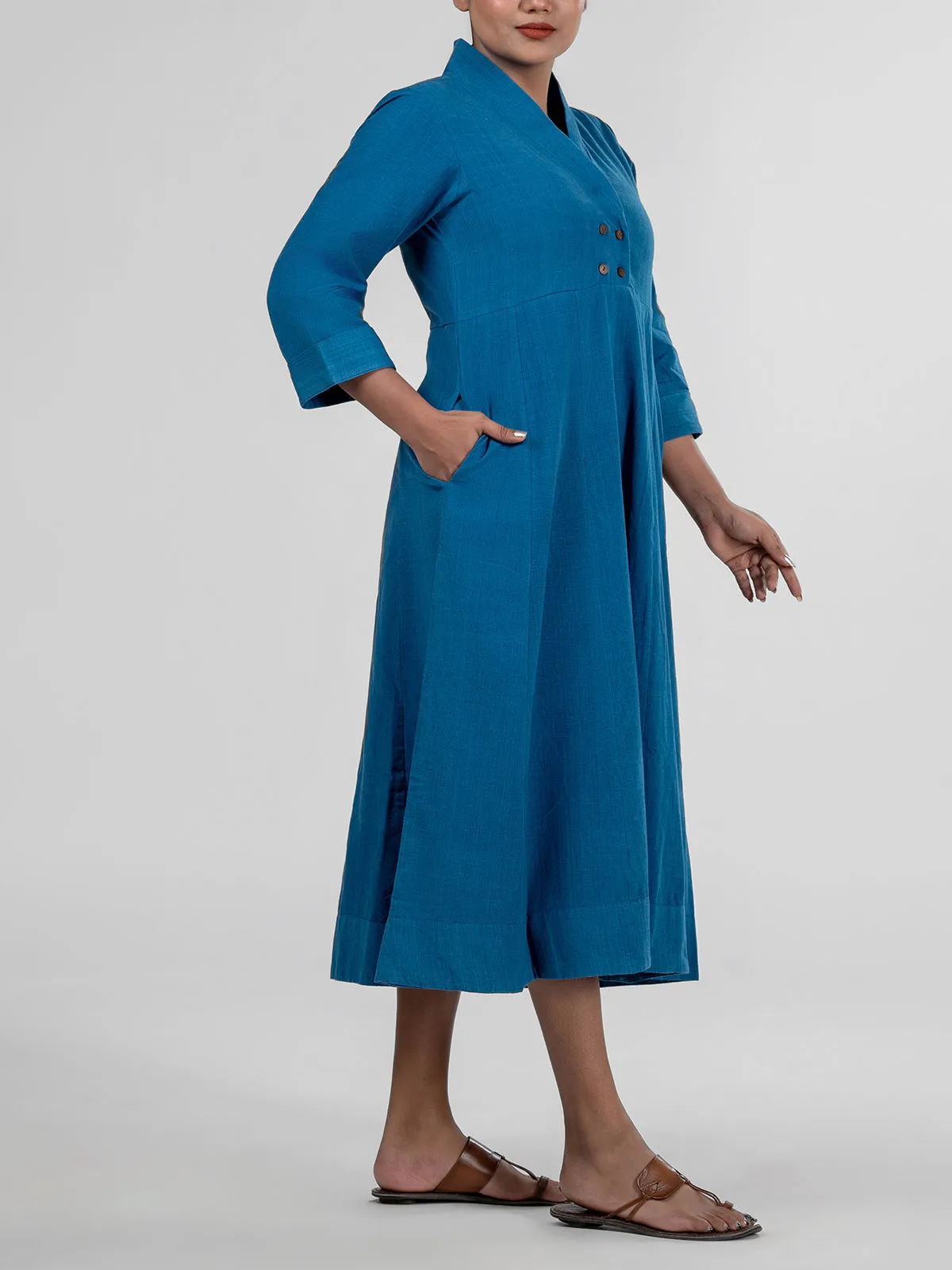 Ashen Indigo Dress