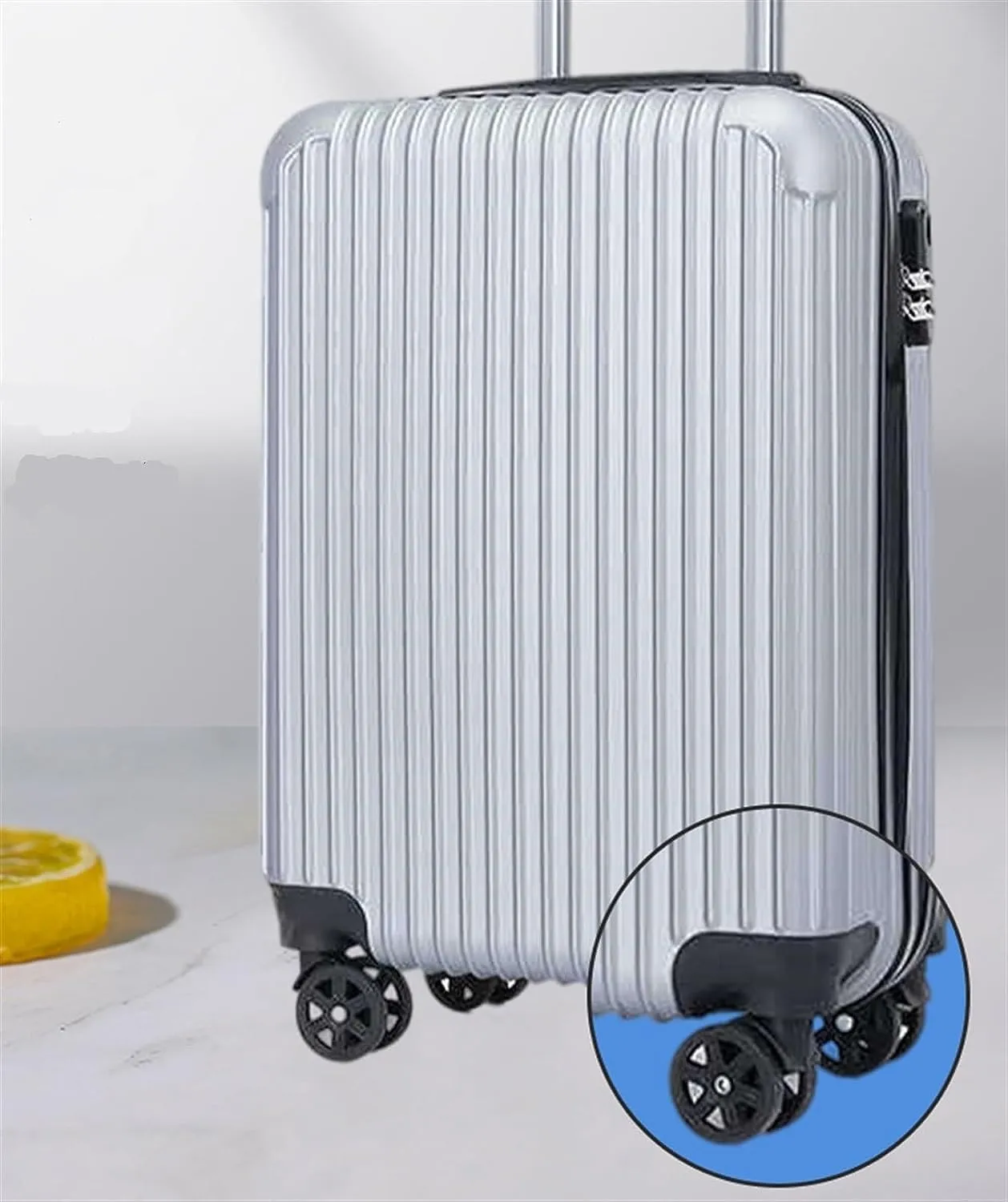 BKEKM Carry On Luggage Hard Luggage 20 Inch Portable Suitcase Travel Luggage Carry On The Go Suitcases Trolley Luggage Locking Spinner Wheels Lightweight