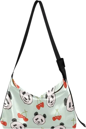 Blue Sloth Planet Leather Hobo Purses for Women Large Crossbody Purse Stylish Animal Print Crossbody Hobo Purse
