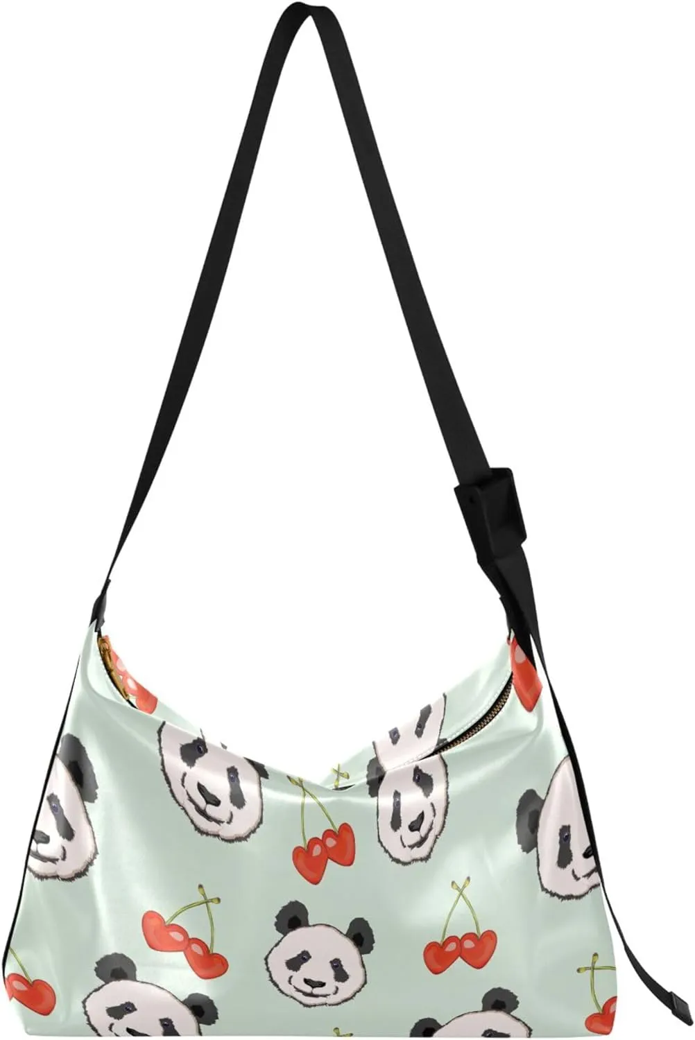 Blue Sloth Planet Leather Hobo Purses for Women Large Crossbody Purse Stylish Animal Print Crossbody Hobo Purse