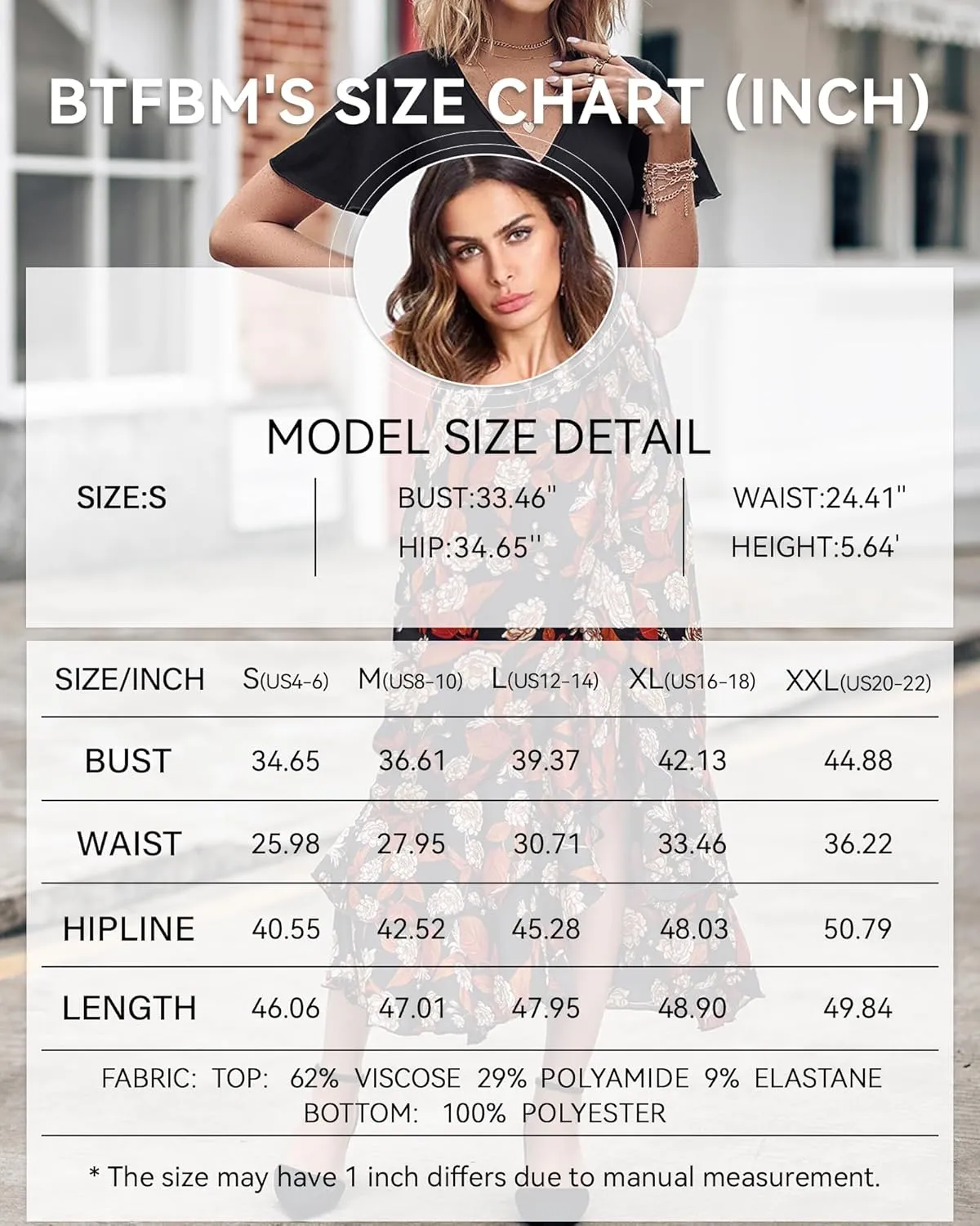 BTFBM Womens Maxi Summer Dresses 2025 Short Sleeve V Neck Boho Floral Print Belted High Low Ruffle Party Cocktail Dress