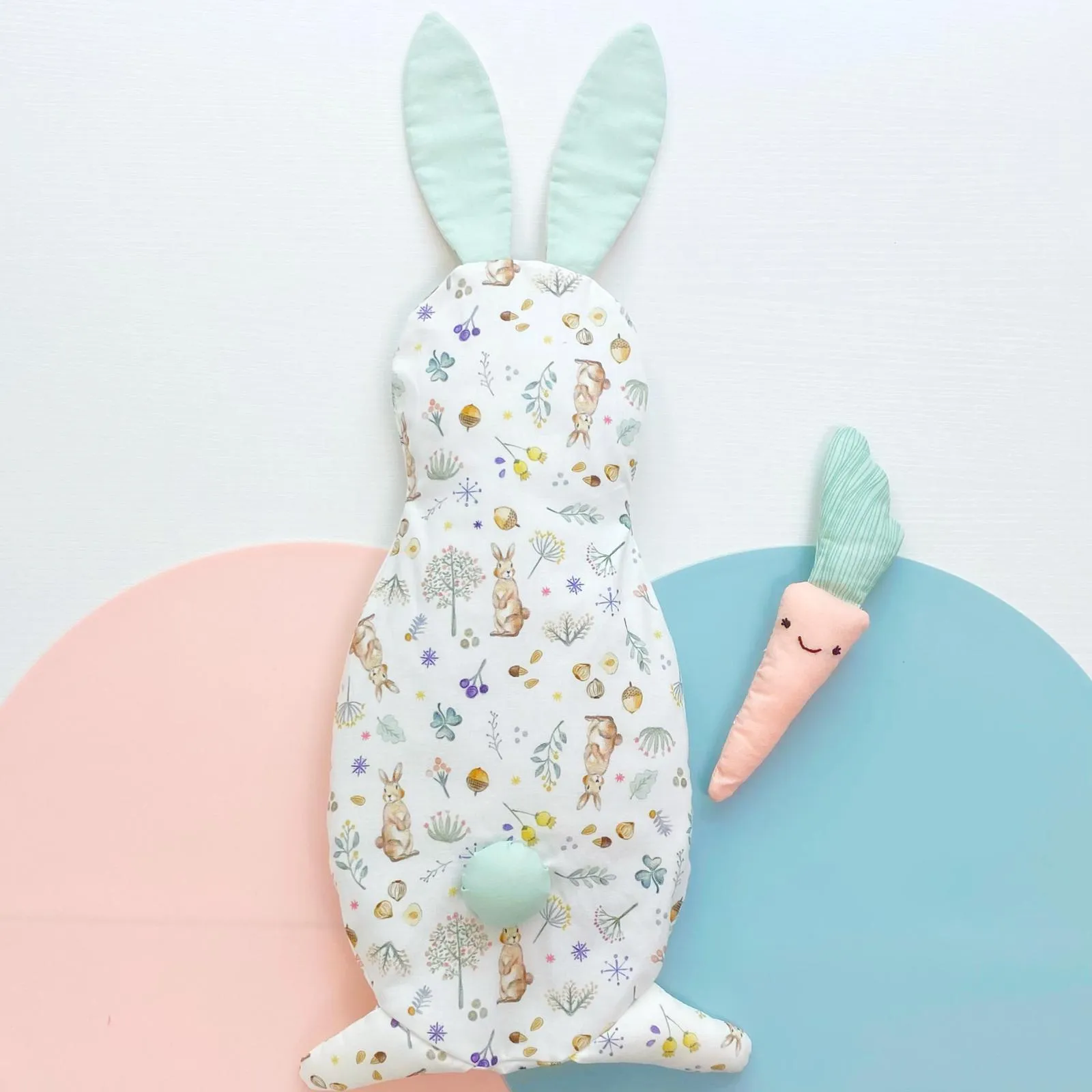 Bunny buddy pillow