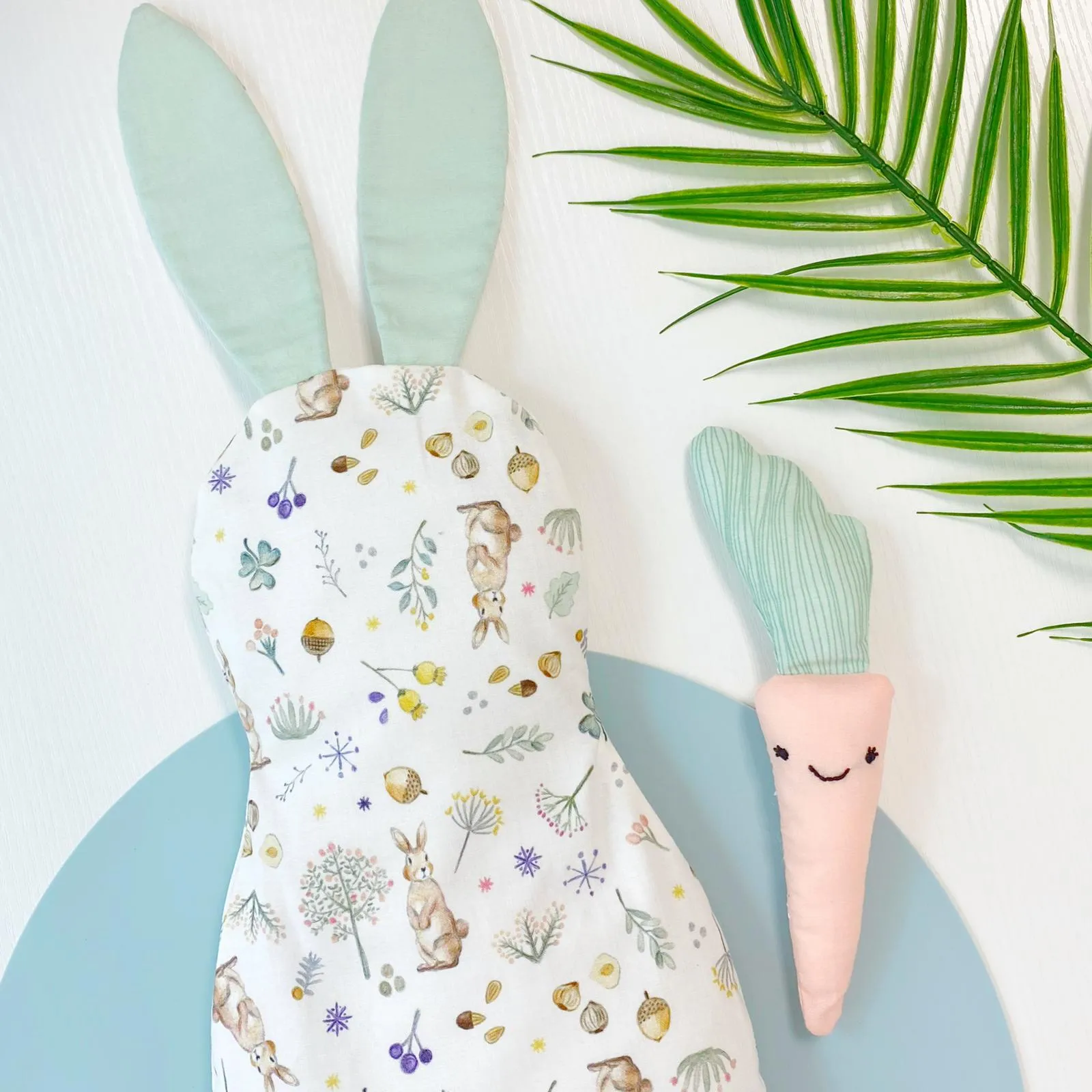 Bunny buddy pillow
