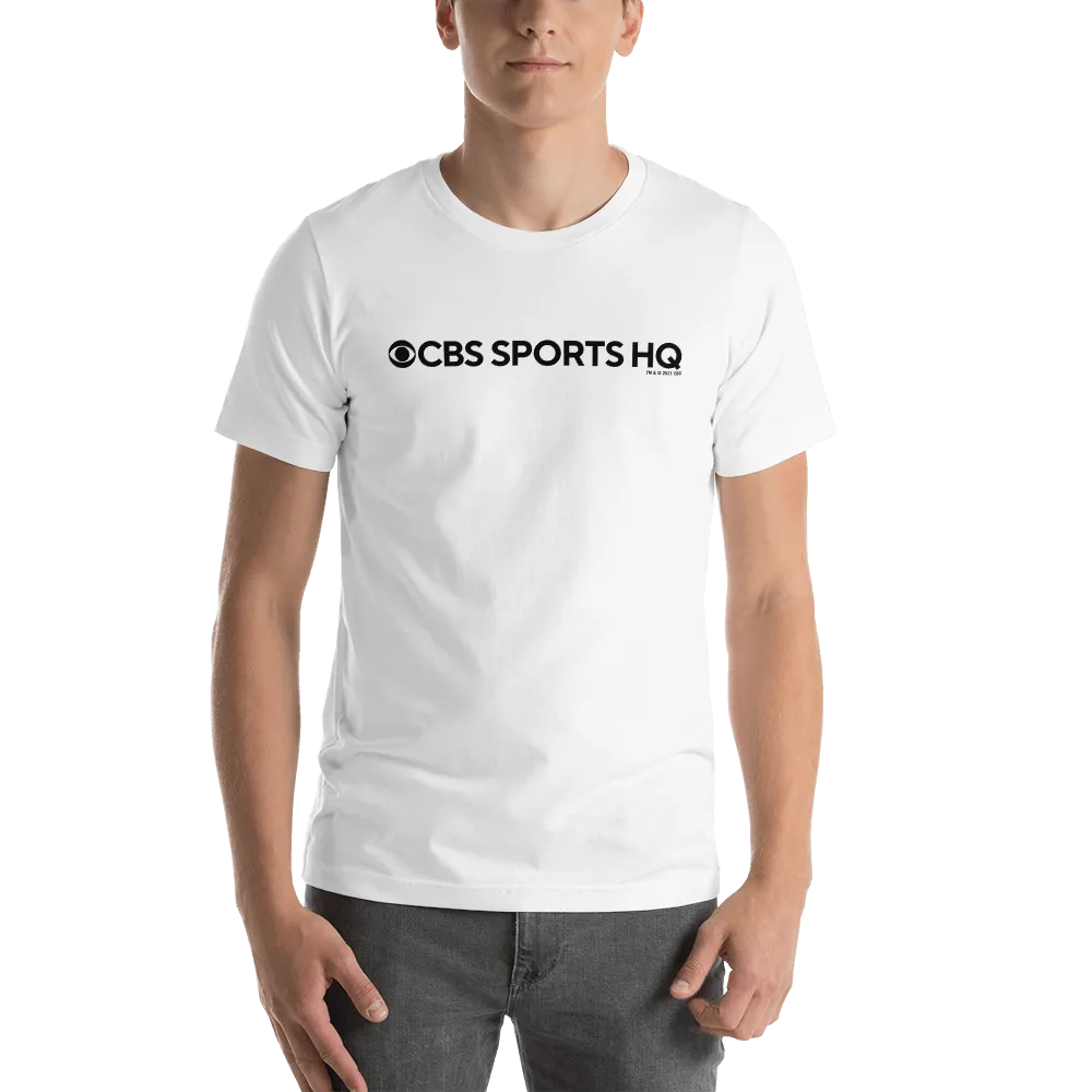 CBS Sports HQ Logo Adult Short Sleeve T-Shirt
