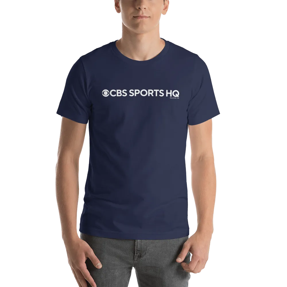 CBS Sports HQ Logo Adult Short Sleeve T-Shirt