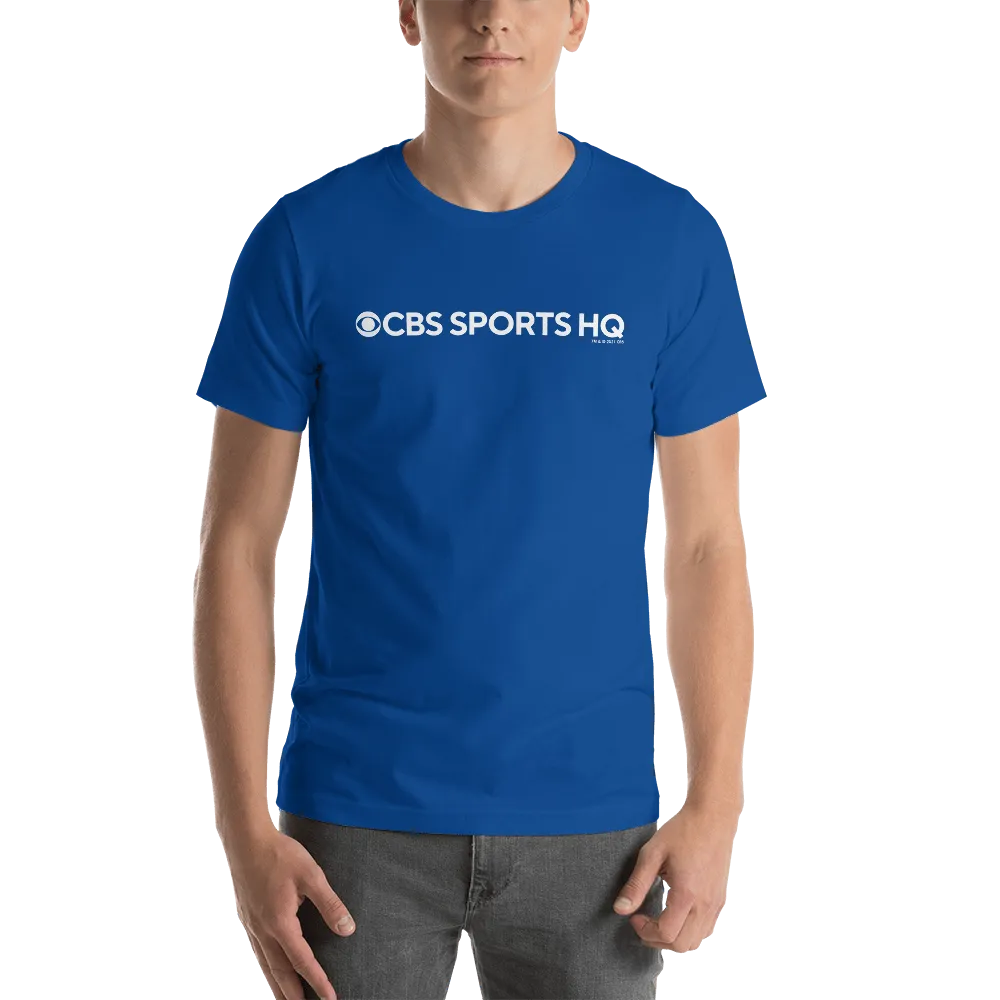 CBS Sports HQ Logo Adult Short Sleeve T-Shirt