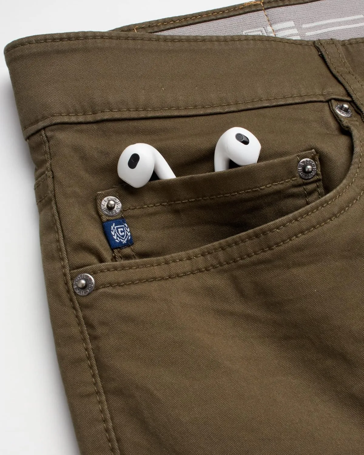 Chaps Men's Pants - Casual Slim Fit Cotton Stretch 5 Pocket Modern Chino Dress Pants - Work Pants for Men