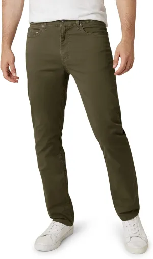 Chaps Men's Pants - Casual Slim Fit Cotton Stretch 5 Pocket Modern Chino Dress Pants - Work Pants for Men