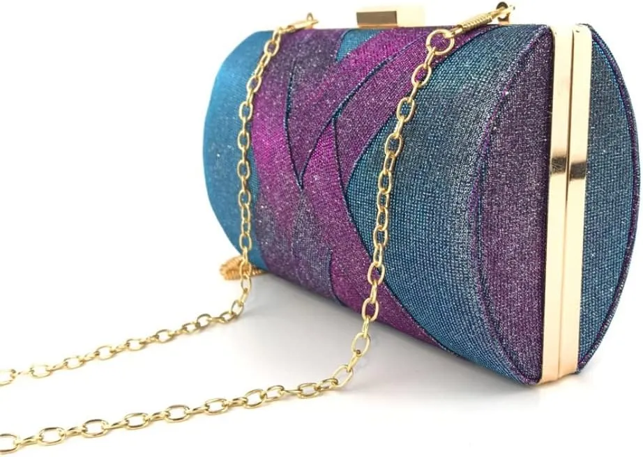 Clutch Purses for Women Wedding Party Prom Evening Bags tassel Handbag Shoulder Crossbody Bag With Detachable Chain
