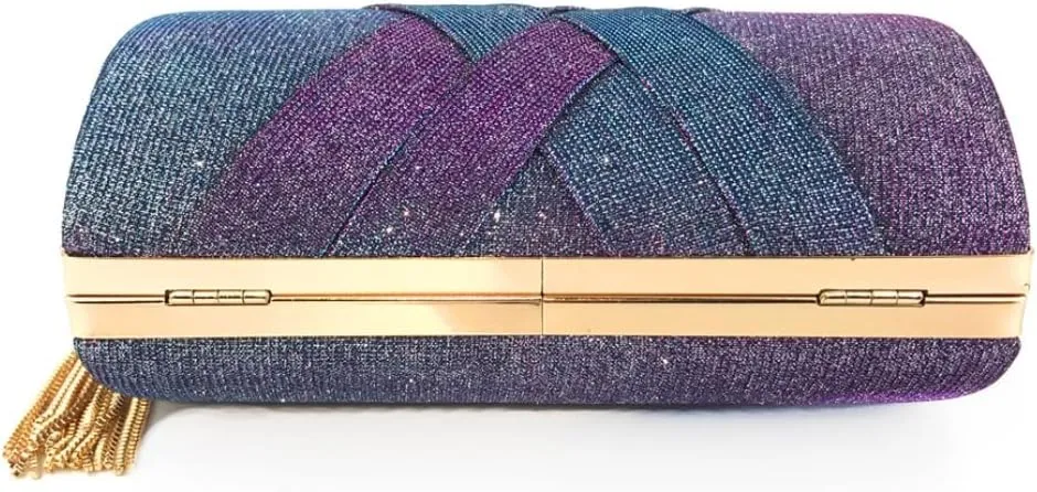 Clutch Purses for Women Wedding Party Prom Evening Bags tassel Handbag Shoulder Crossbody Bag With Detachable Chain
