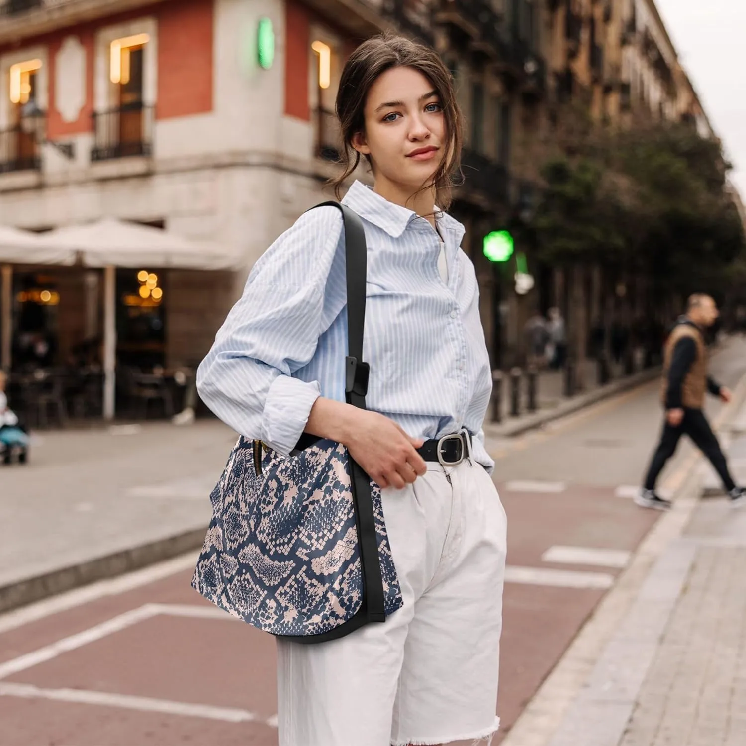 Cute Cartoon Crocodile Funny Soft PU Leather Hobo Bags Cross Body Men Bag Floral Animal Print Womens Shoulder Purse