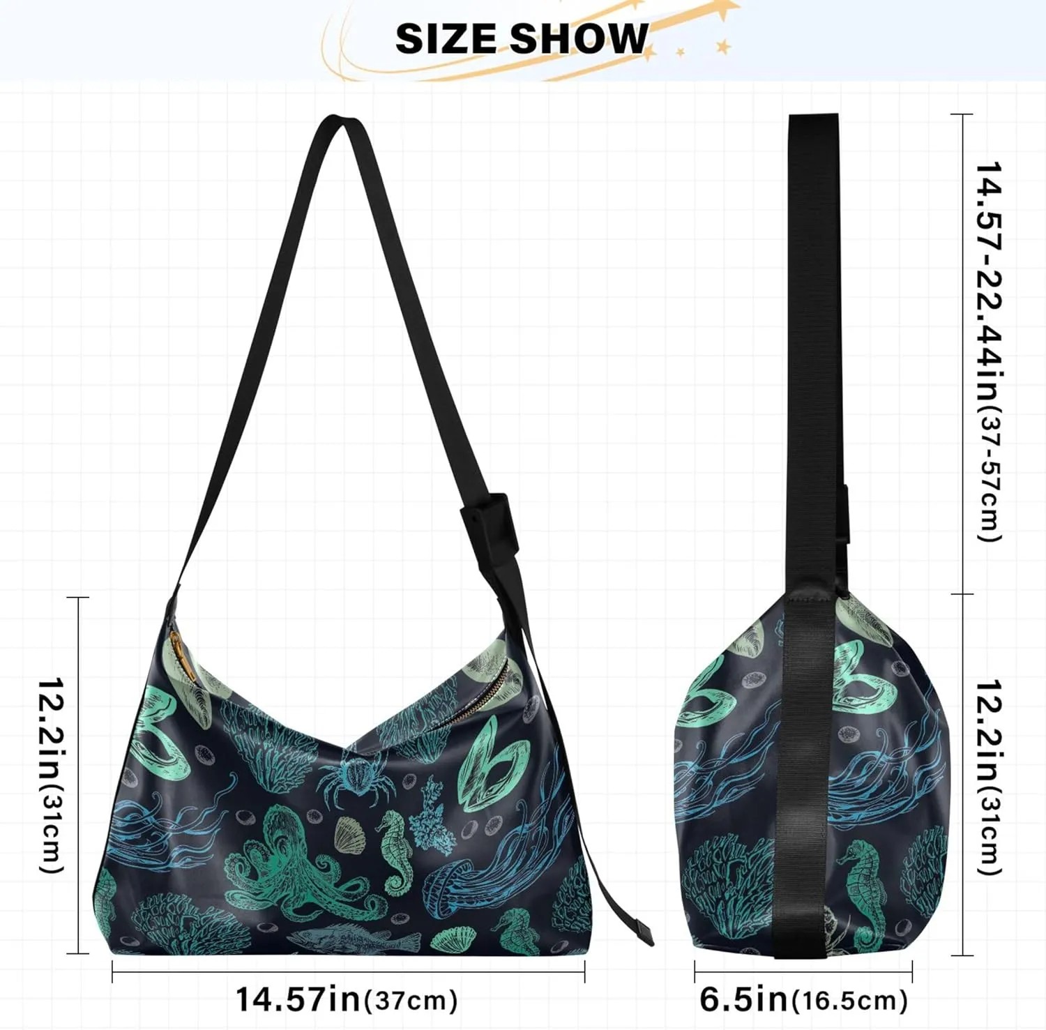 Cute Cartoon Panda Face Women Leather Handbags Hobo Large Leather Purse Women Animal Print Crossbody Hobo Handbag
