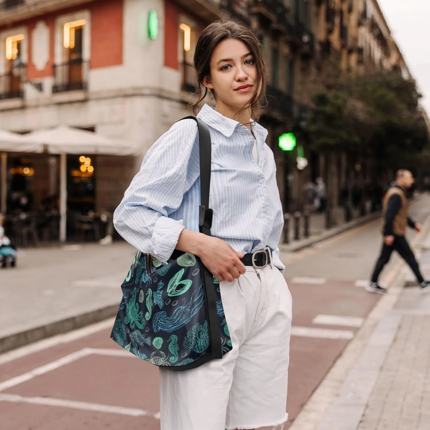 Cute Cartoon Panda Face Women Leather Handbags Hobo Large Leather Purse Women Animal Print Crossbody Hobo Handbag