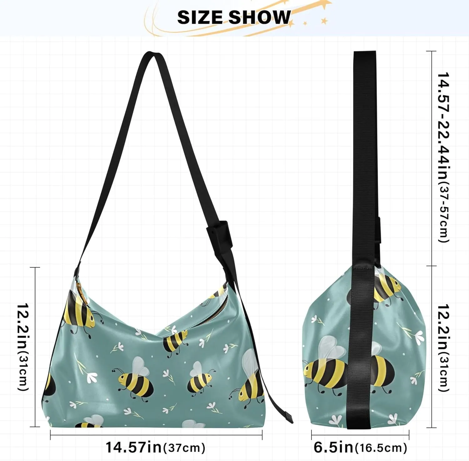 Cute Dog Bulldog PU Leather Hobo Purse Women's Large Purse Luxury Animal Print Simple Shoulder Bag