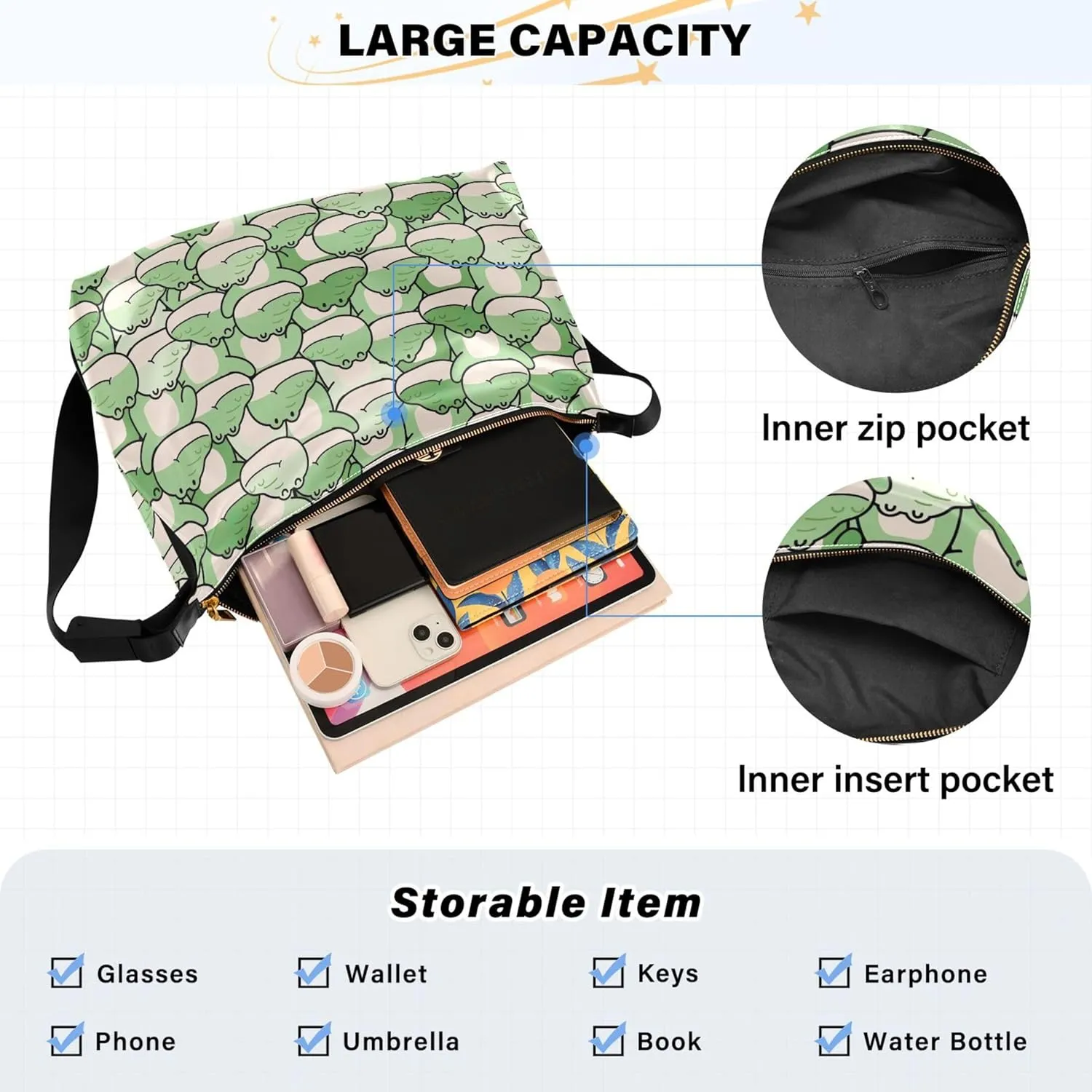 Cute Sloth Checkered Red Heart Hobo Women Handbag Leather Large Purse Crossbody Cute Animal Womens Everyday Purse