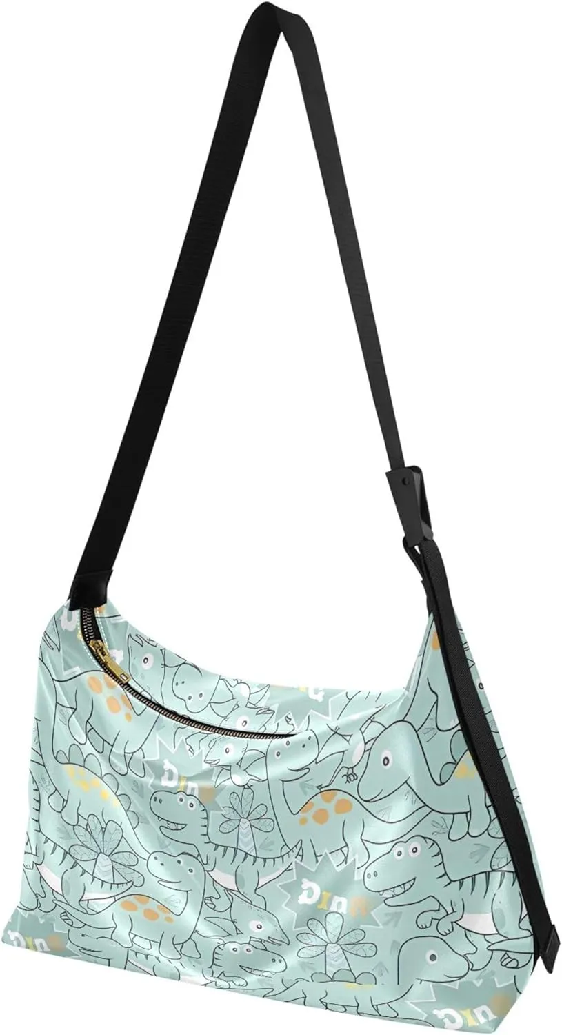 Dogs Puppy Fashion Animal Print Leather Hobo Handbags Women Cross Body Men Bag Animal Print Women Hobo Purse