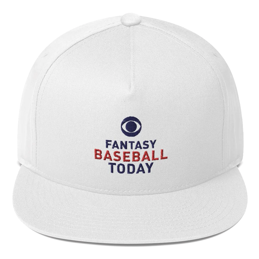 Fantasy Baseball Today Podcast Logo Embroidered Flat Bill Hat