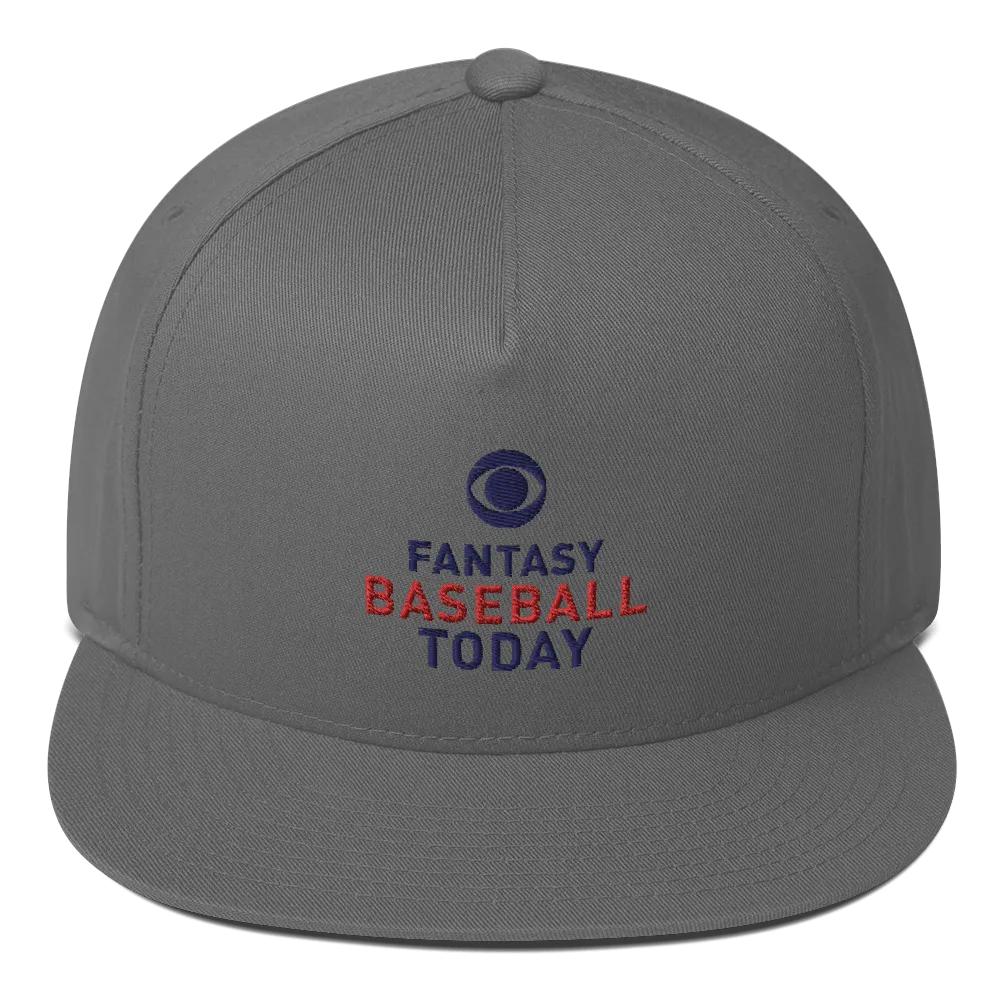 Fantasy Baseball Today Podcast Logo Embroidered Flat Bill Hat