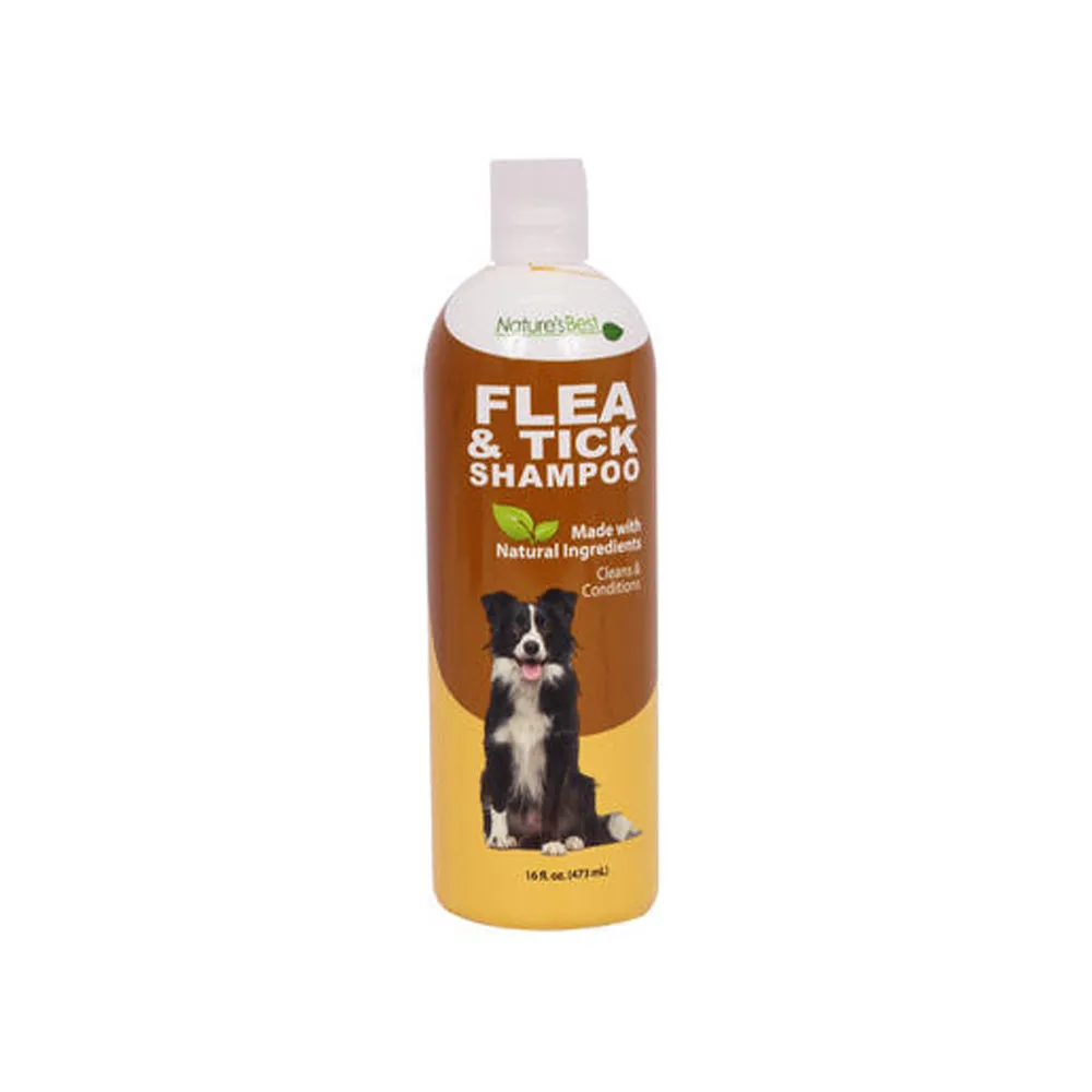 Flea & Tick Natural Pet Shampoo Dog Pets Conditioner Scrub Cleaning Shower Wash