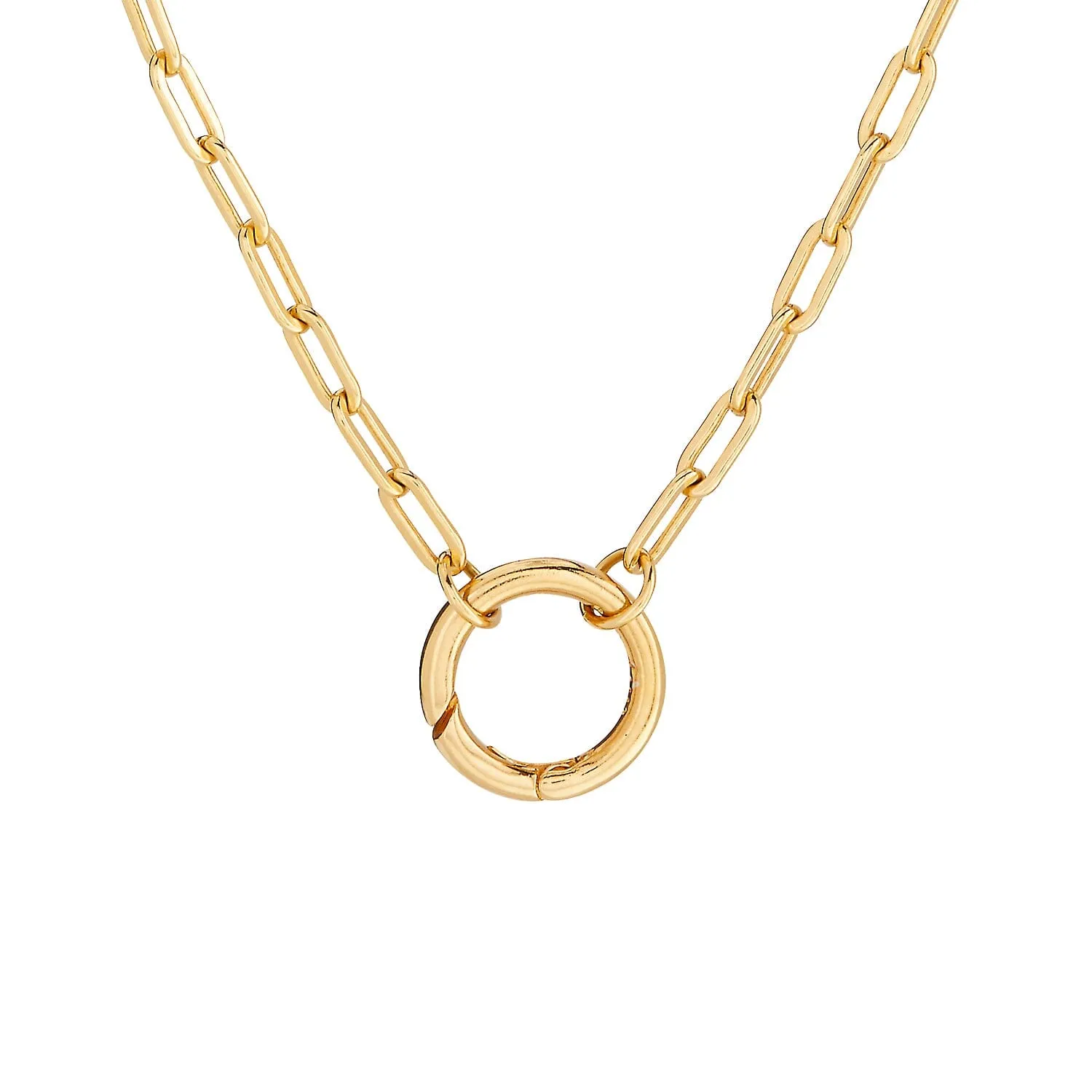 Front Clasp Mini Dog Tag Combination Necklace