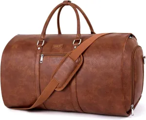 Garment Bag for Travel, Convertible Carry on Garment Duffel Bag for Men 3Pcs Weekender Bag 2 in 1 Hanging Suitcase Suit Bag