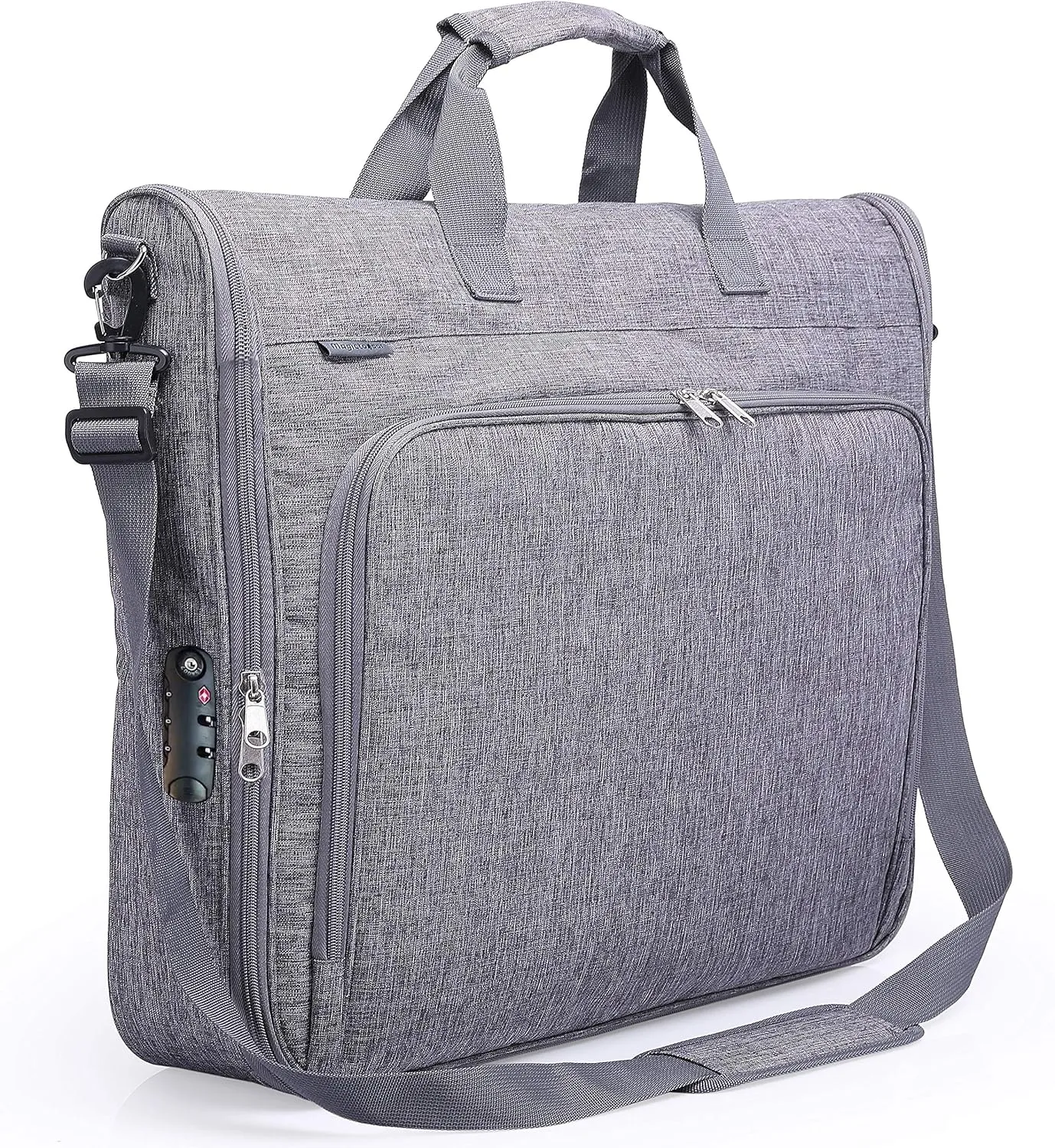 Garment Bag with TSA-Approved Anti-Theft Lock, 42-Inch Carry On for Business Travel & Airplane