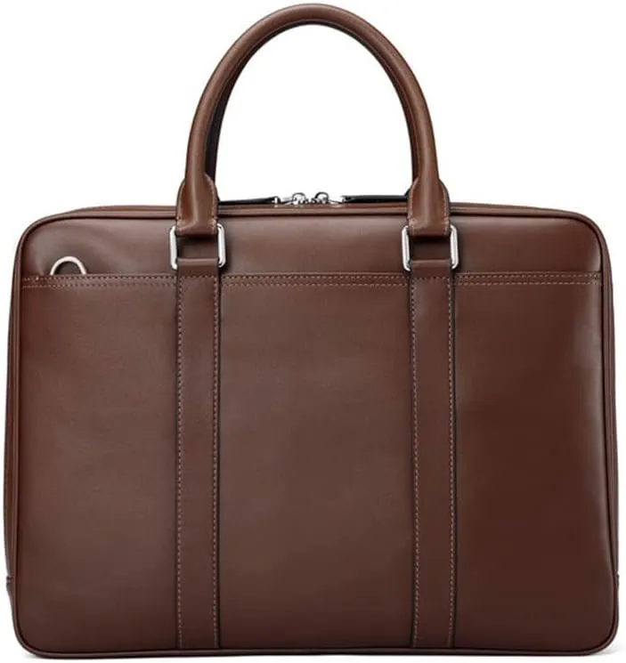 HBJWOV Men's bag business leather clutch casual briefcase men shoulder crossbody handbag