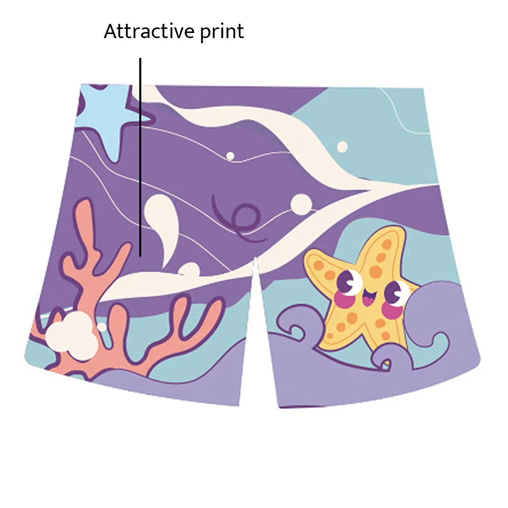 Little Surprise Box 2 PCS Flamingo Float Unicorn Tshirt & Shorts set Swimwear for Kids & Toddlers