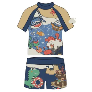 Little Surprise Box 2 PCS Under Sea theme Tshirt & Shorts set Swimwear for Kids & Toddlers