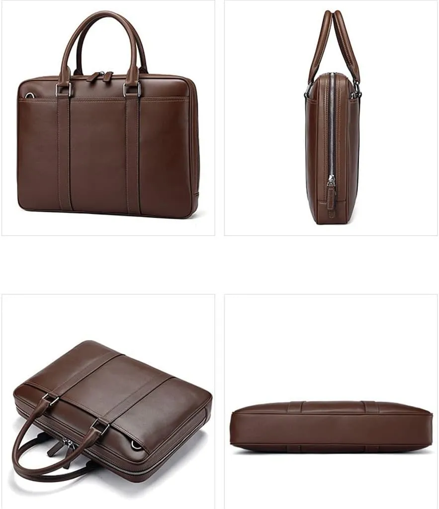 Men's Bag Business Leather Clutch Casual Briefcase Men Shoulder Crossbody Handbag