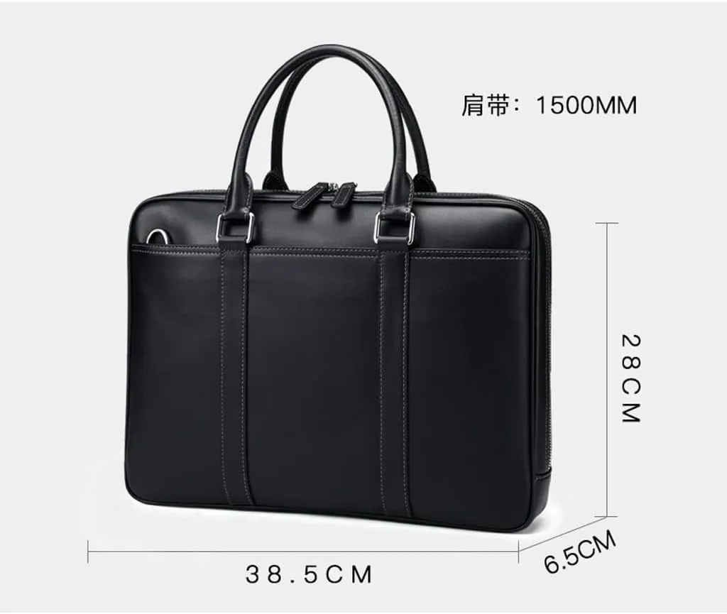 Men's Bag Business Leather Clutch Casual Briefcase Men Shoulder Crossbody Handbag