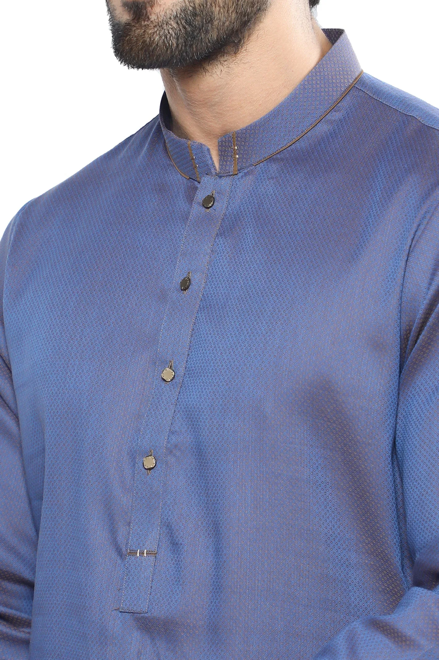 Men's Kurta in Fawn SKU: EA3026-FAWN