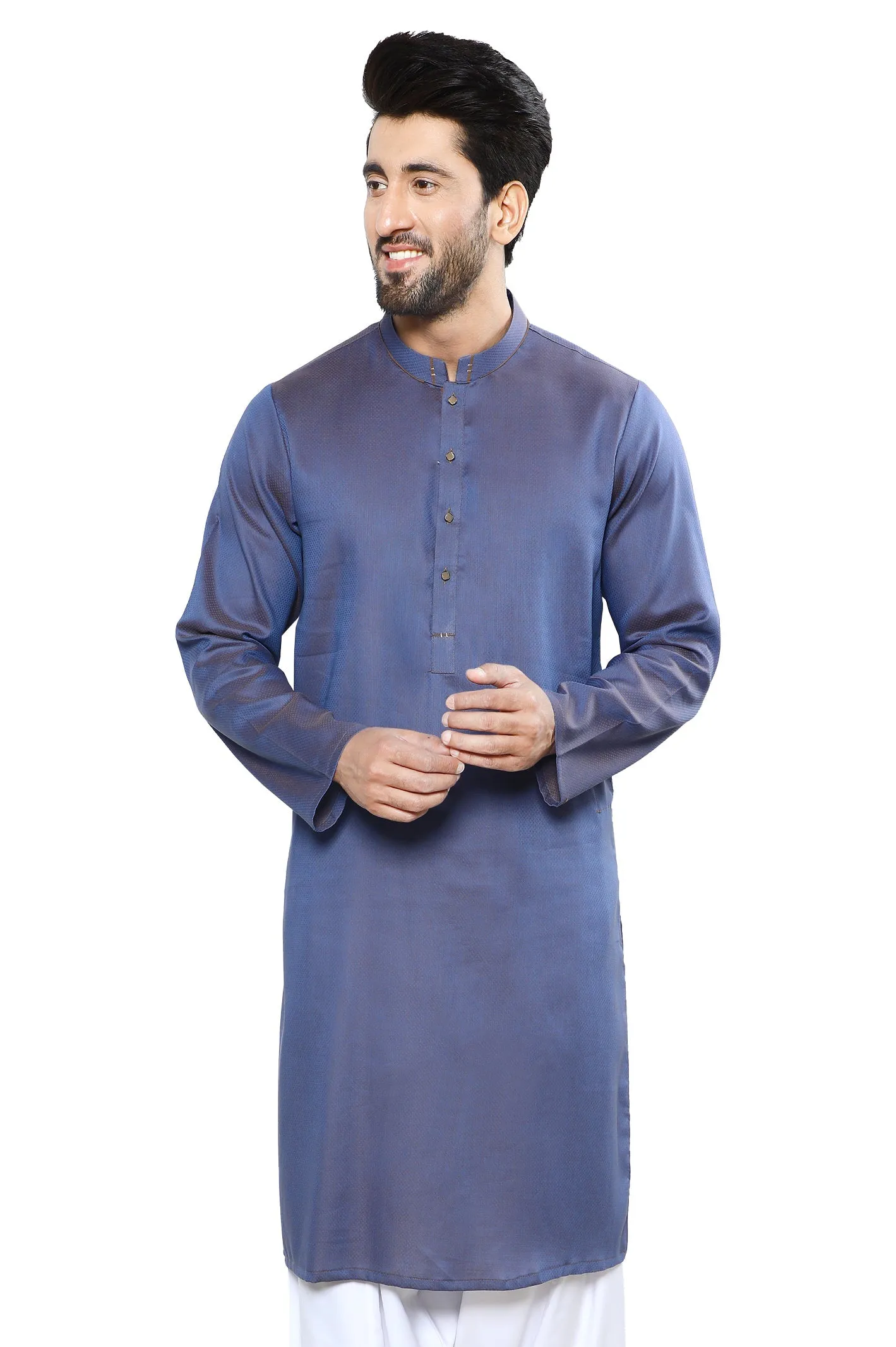 Men's Kurta in Fawn SKU: EA3026-FAWN