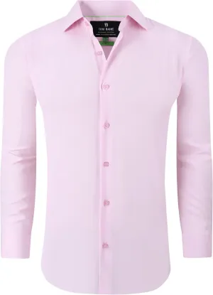 Men's Performance Stretch Long Sleeve Basic Button Down