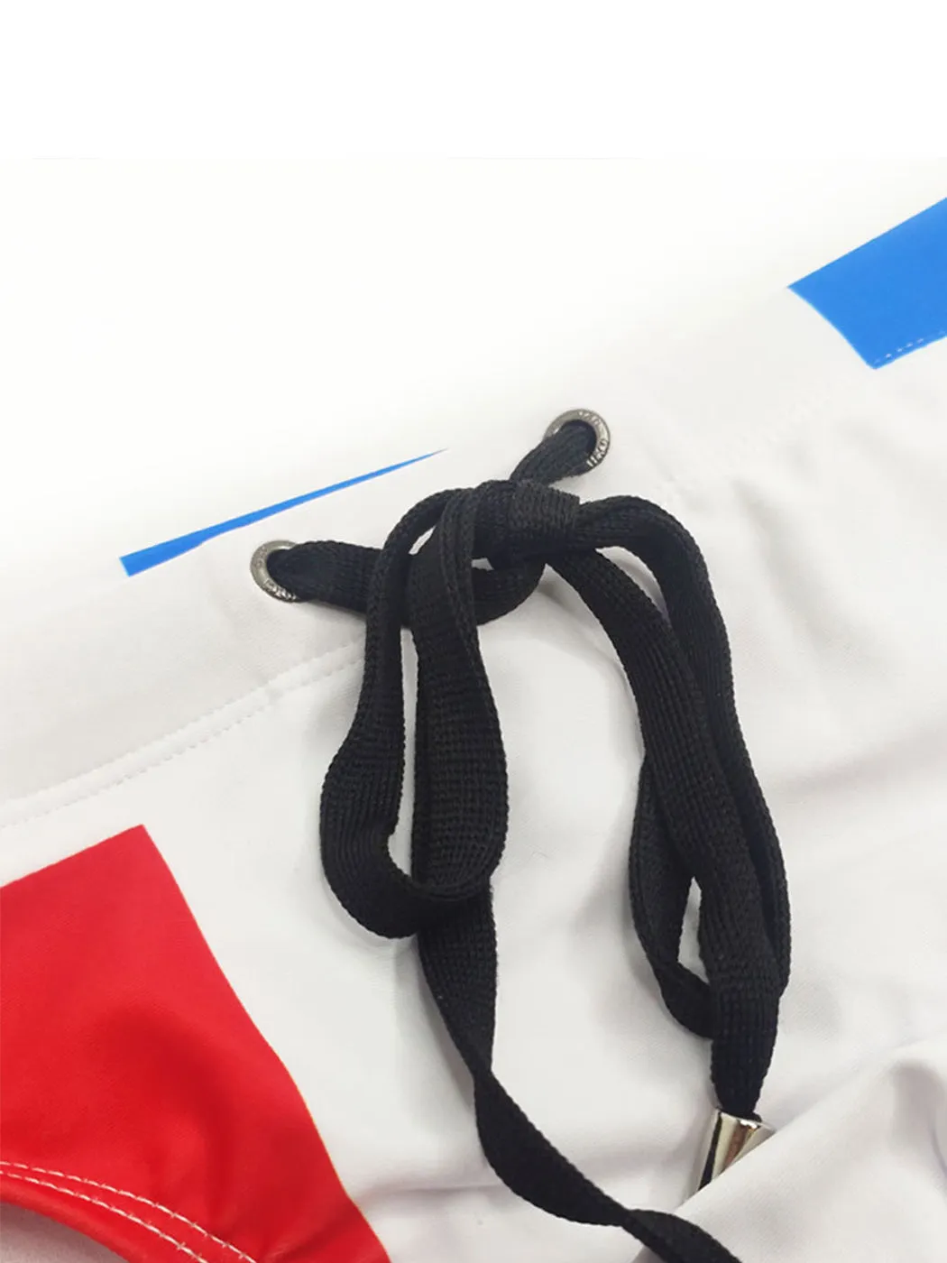 Men's Spliced Color Swim Briefs with Sponge Mats