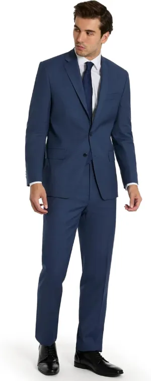 Michael Kors Mens 3-Piece Classic Fit Suit Separates | Blazer, Vest & Pants, Perfect for Weddings, Proms & Formal Events