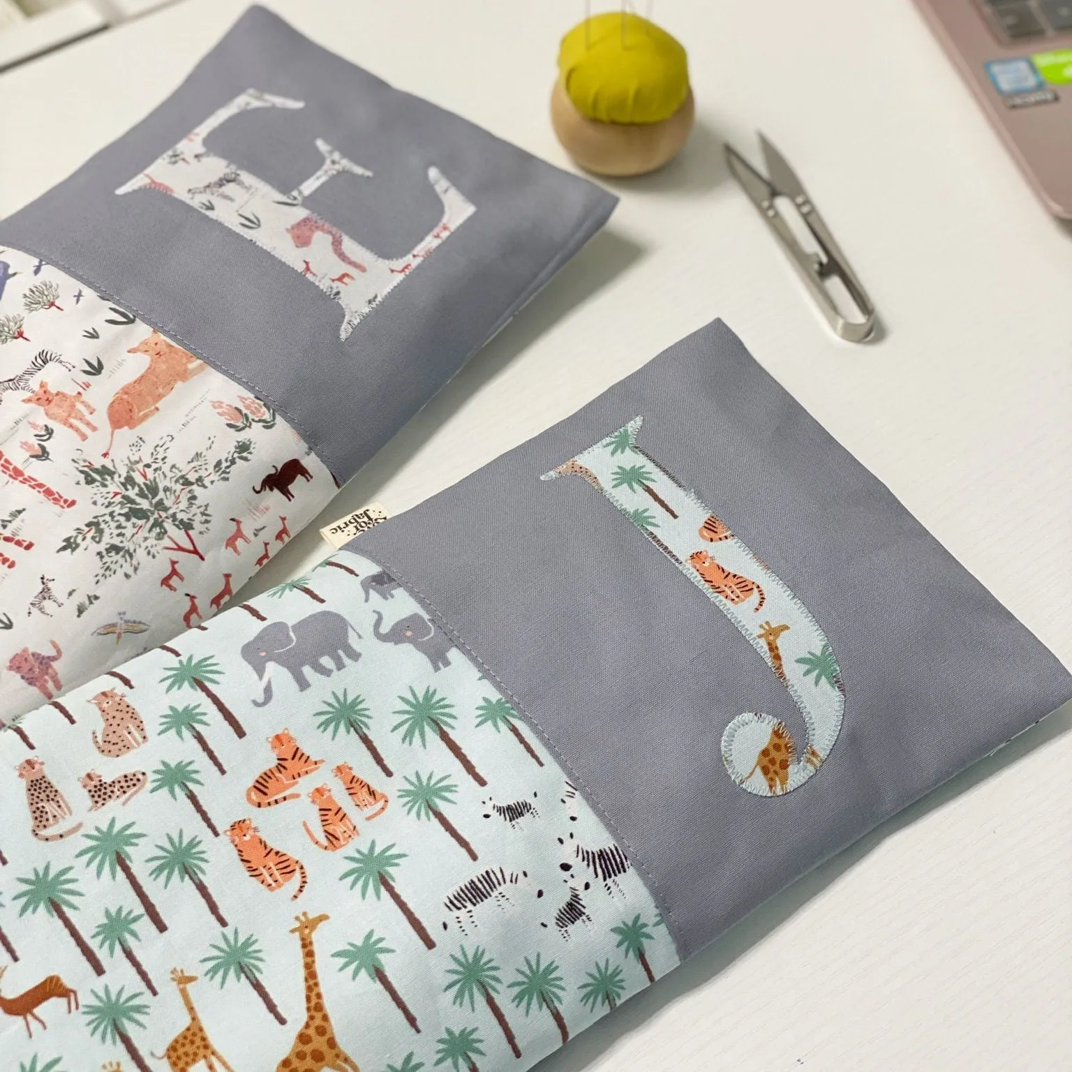 Monogram buddy/beansprout pillow