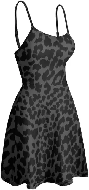 NiYoung Women's Sleeveless Spaghetti Strap Wedding Guest Party Dress Backless Dresses