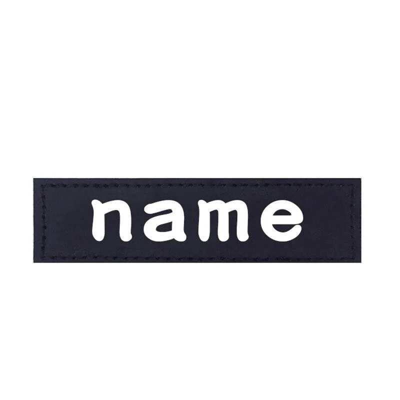 Personalized Dog Harness Labels Pair