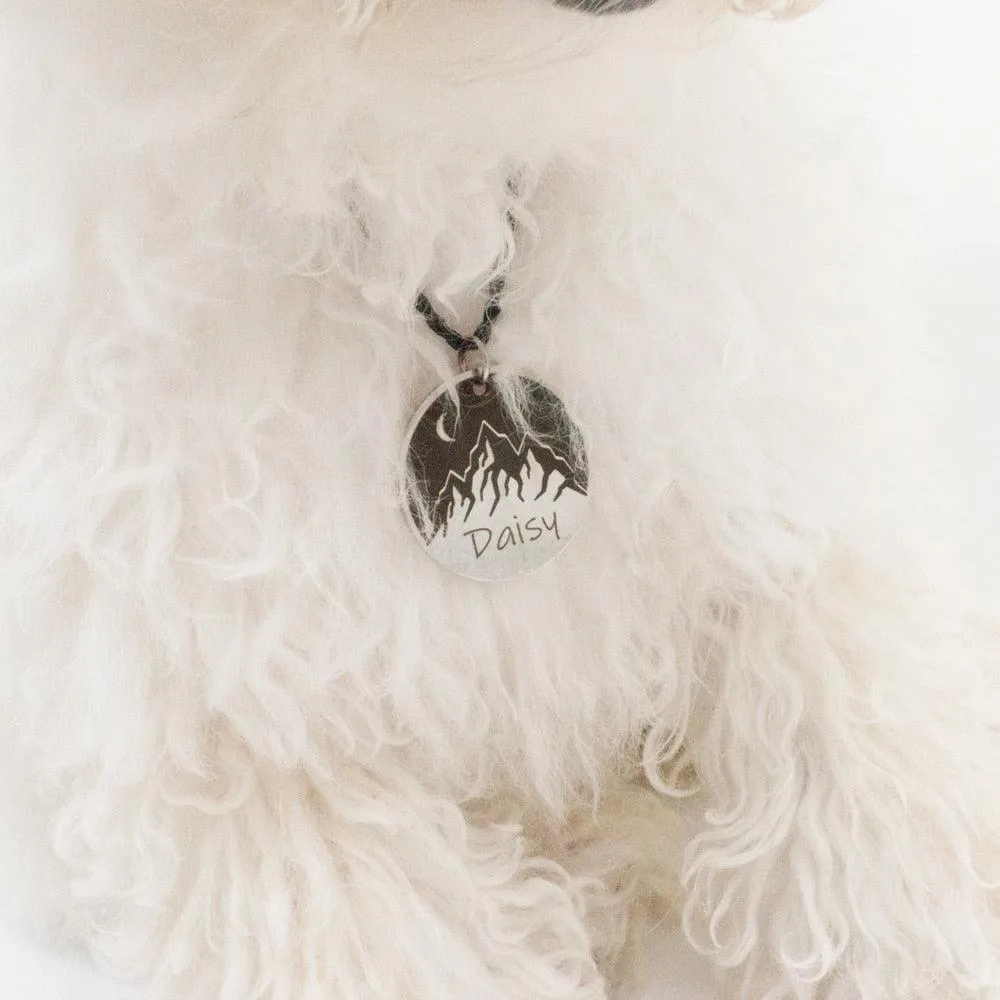 Personalized Engraved Round Dog ID Tag