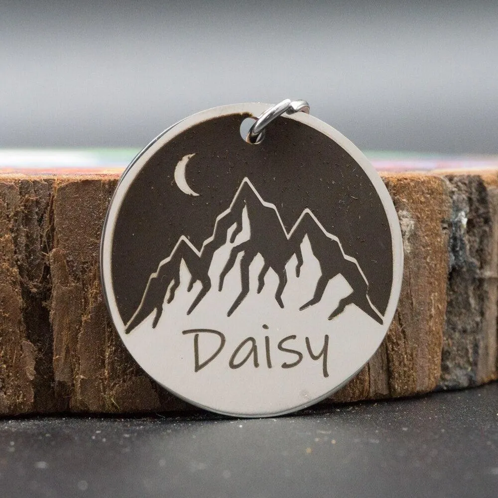 Personalized Engraved Round Dog ID Tag