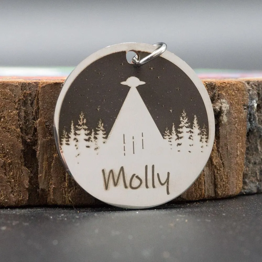 Personalized Engraved Round Dog ID Tag