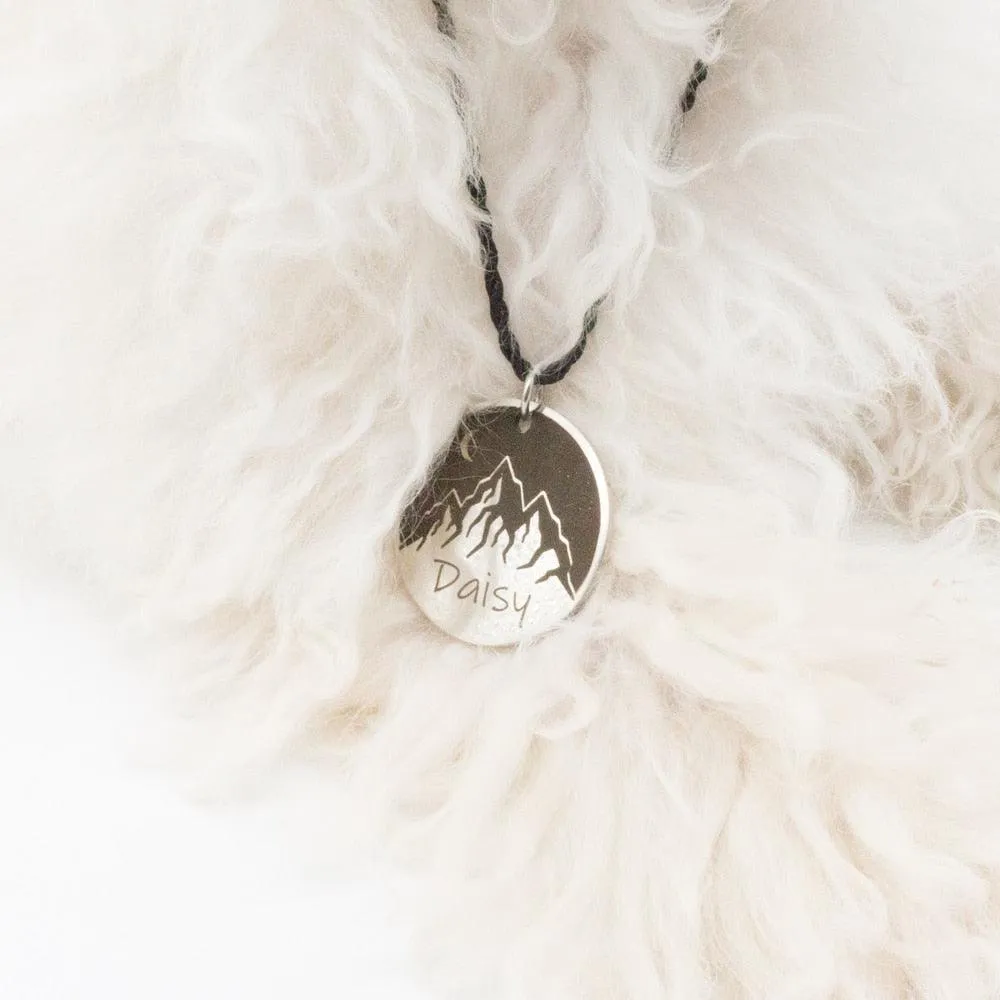 Personalized Engraved Round Dog ID Tag