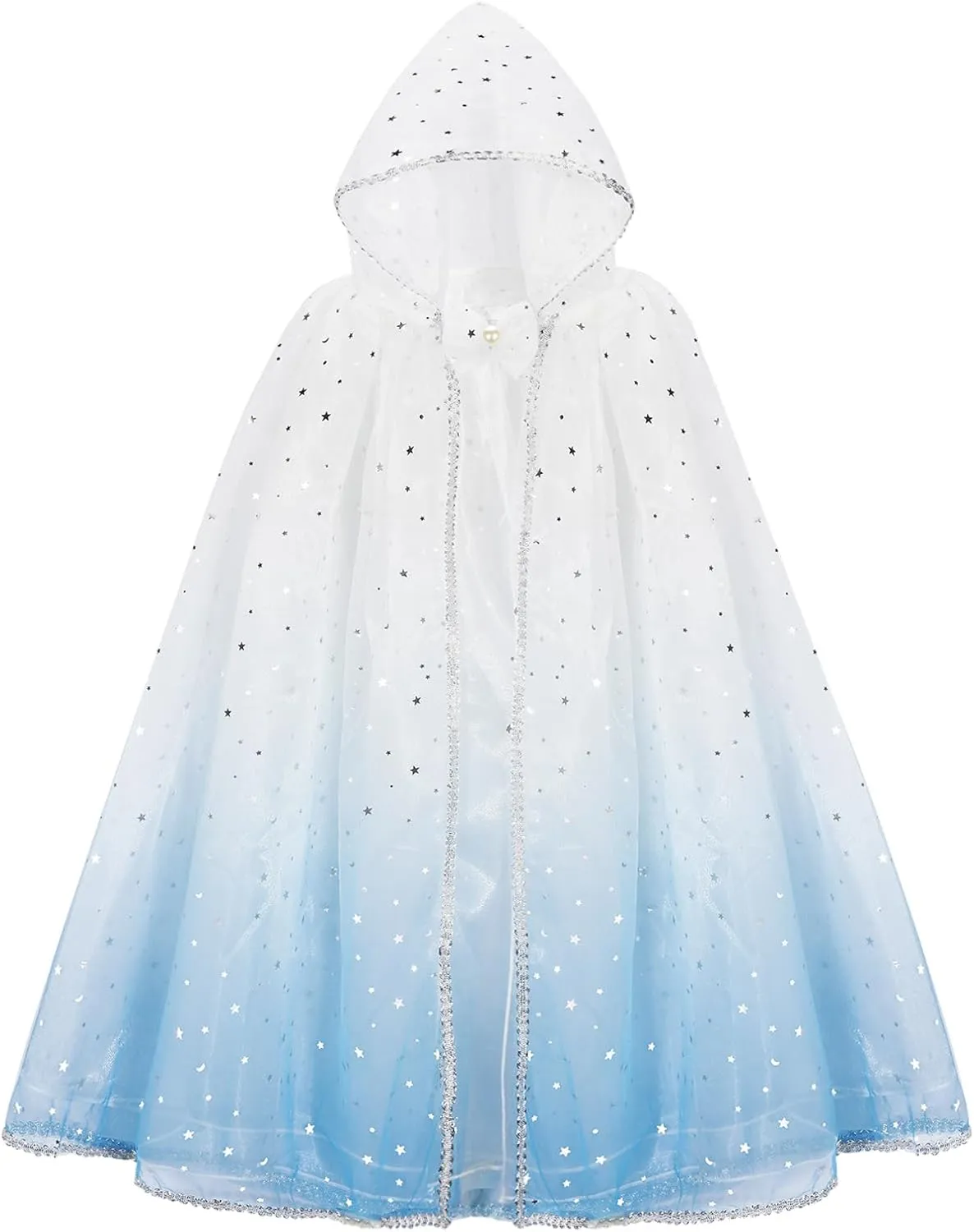 PHOGARY Princess Cape Princess Cloak Princess Hooded Cape Princess Fancy Dress Halloween Costume Birthday Party Cosplay Princess Dress Up for Girls