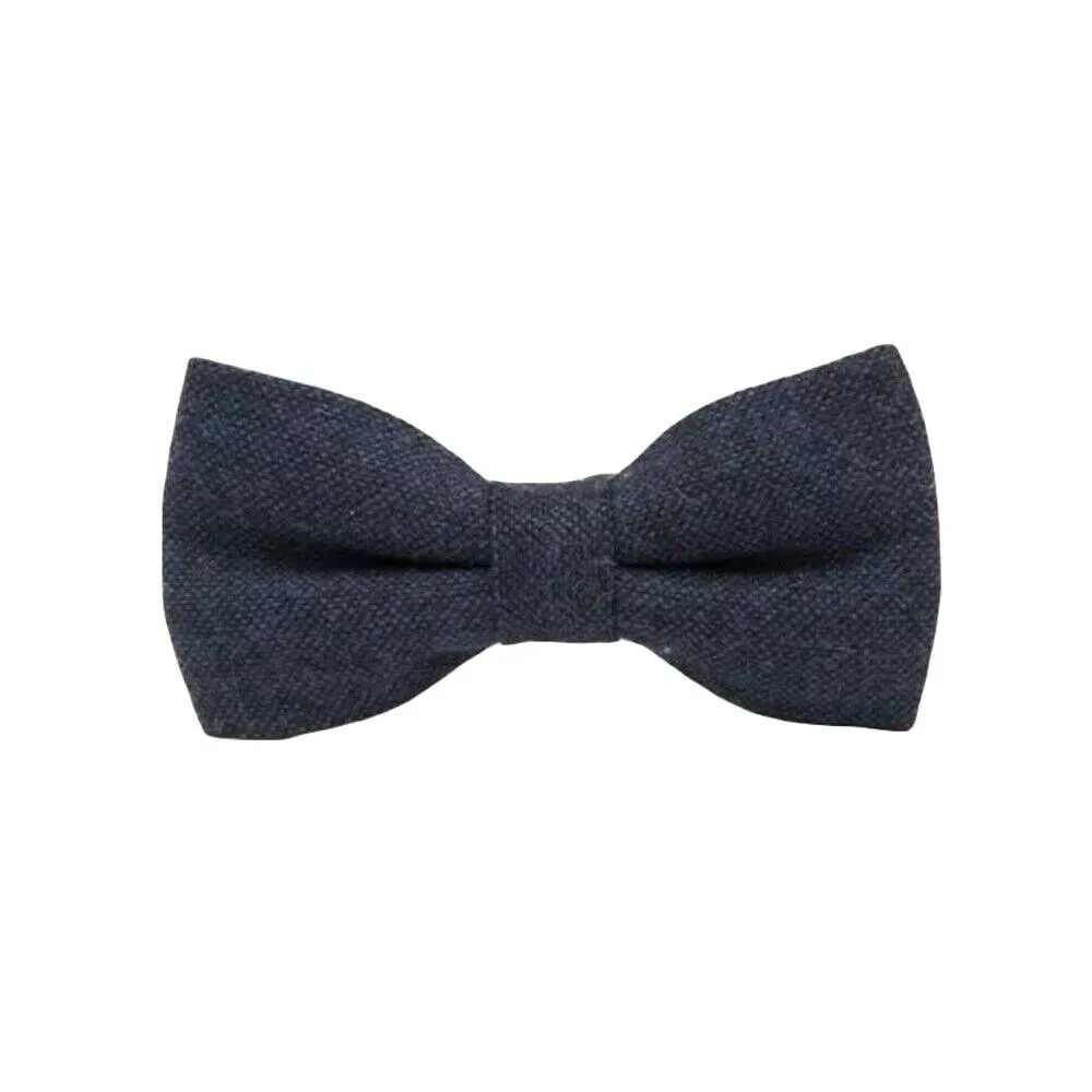 Retro Wool Bow Tie Pre-Tied