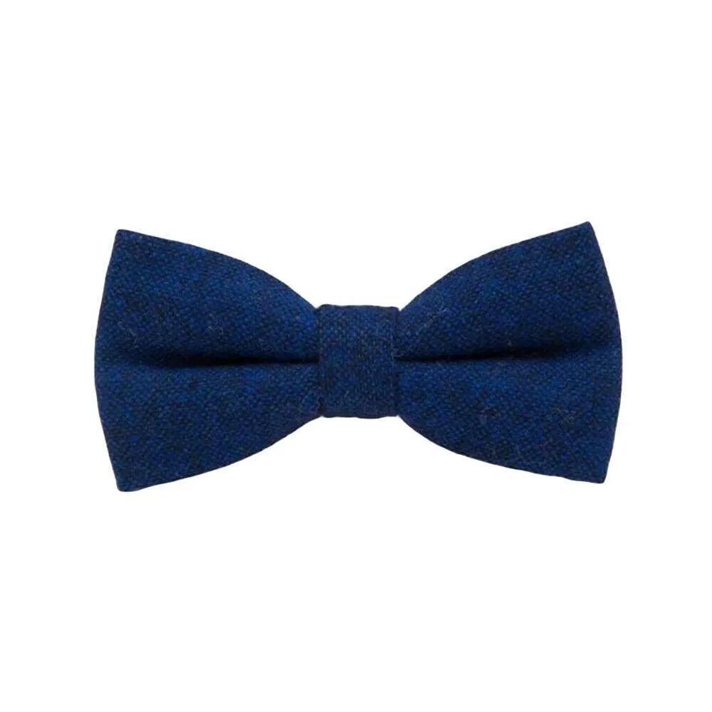 Retro Wool Bow Tie Pre-Tied