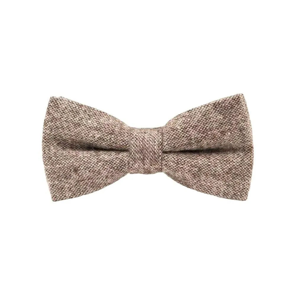 Retro Wool Bow Tie Pre-Tied